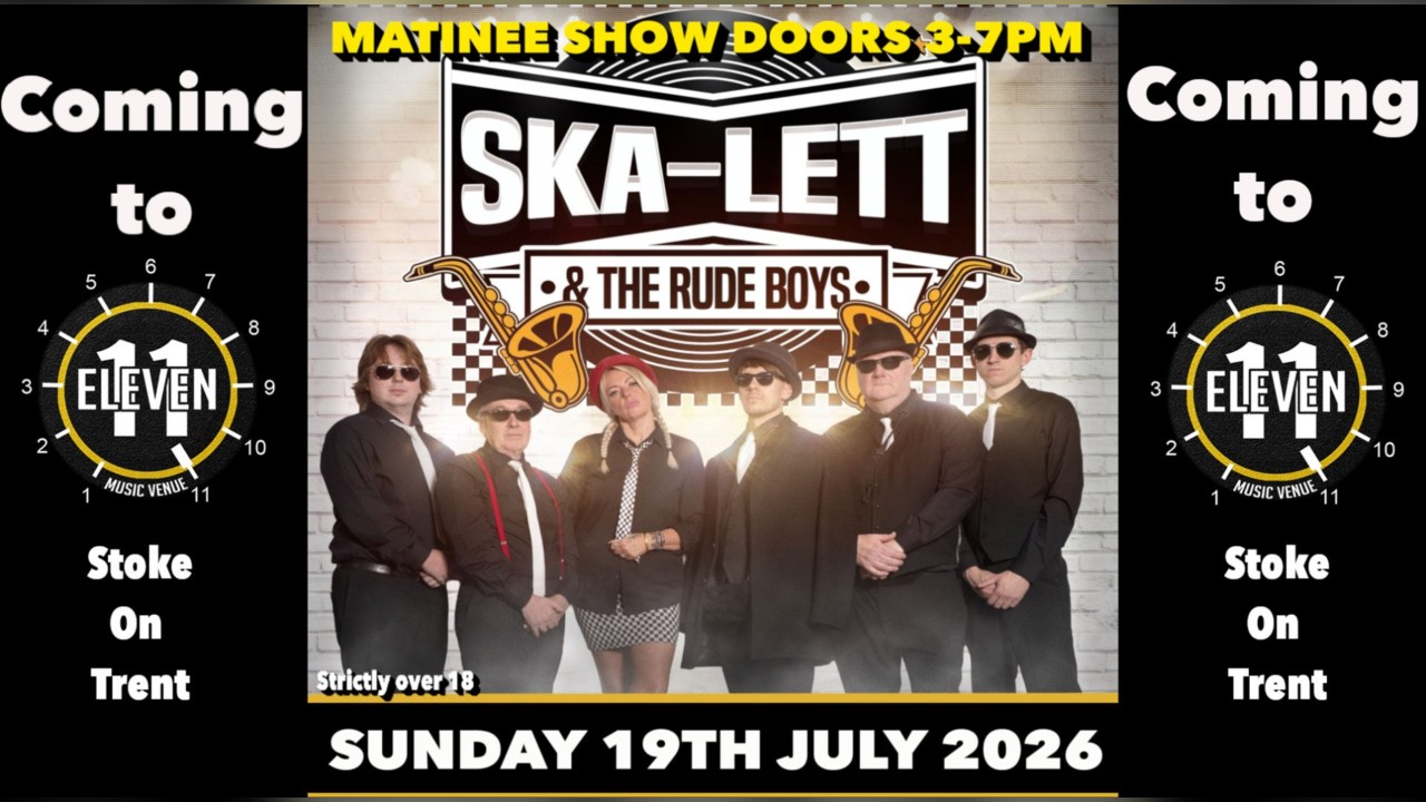 Lady Ska-lett & the Rude boys live at Eleven Stoke on trent