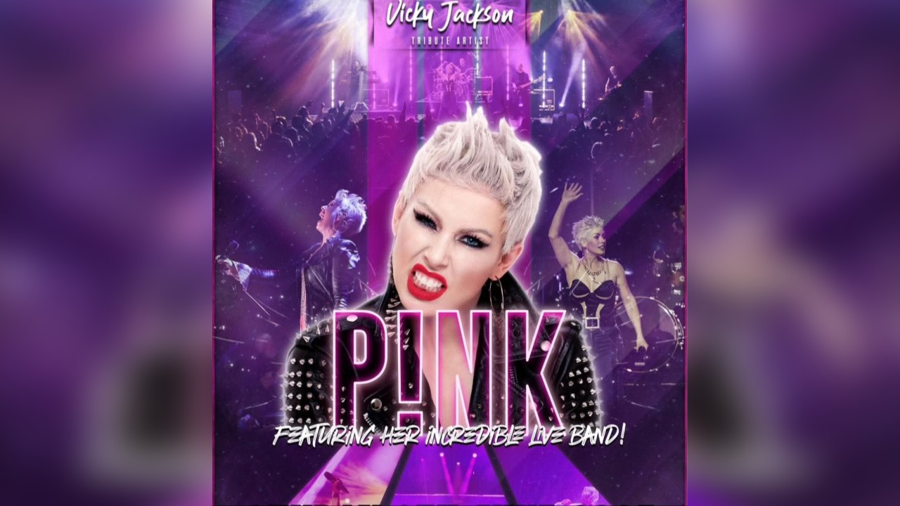 Vicky Jackson As Pink With Full Live Band