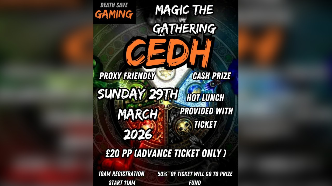 Death Save Gaming presents - Magic The GATHERING-CEDH 🪄