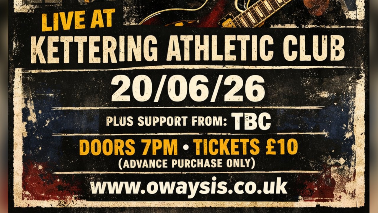 OWAYSIS - Oasis Tribute w/ support TBC