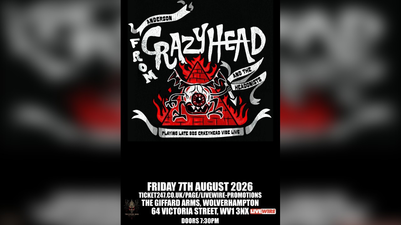 LiveWire presents Anderson from Crazy head and the Headonists