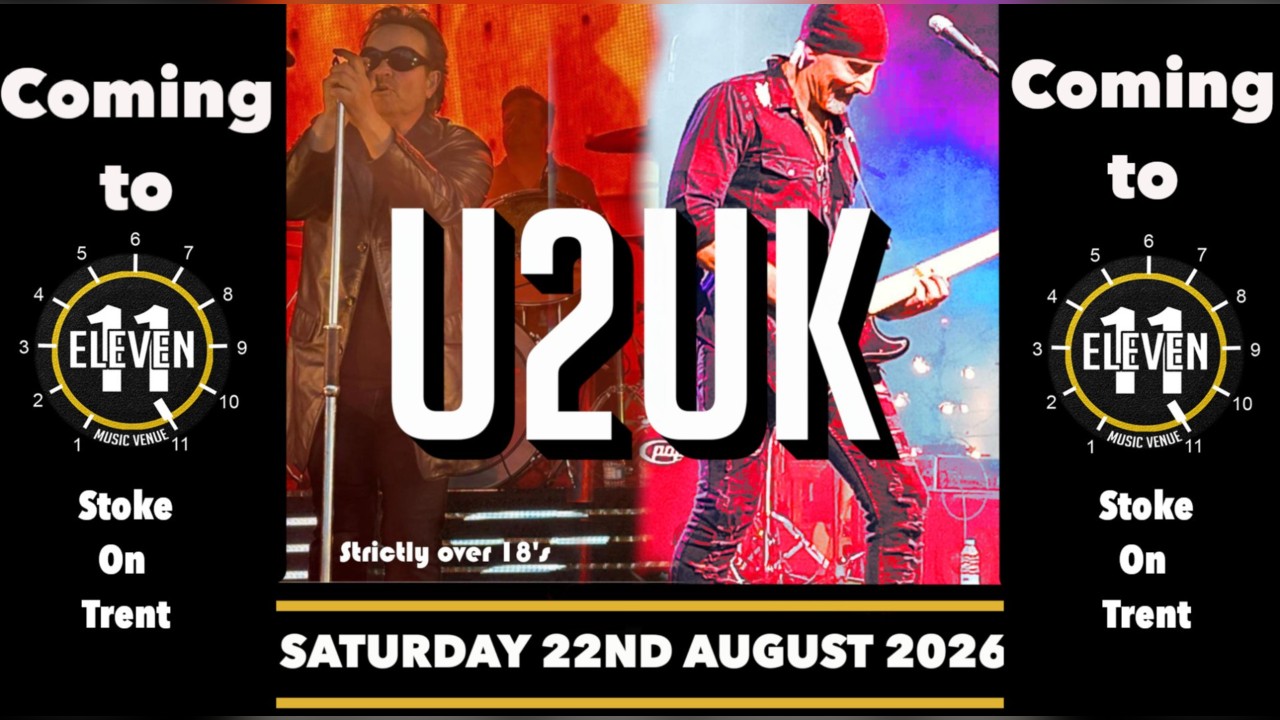 U2Uk live at Eleven Stoke