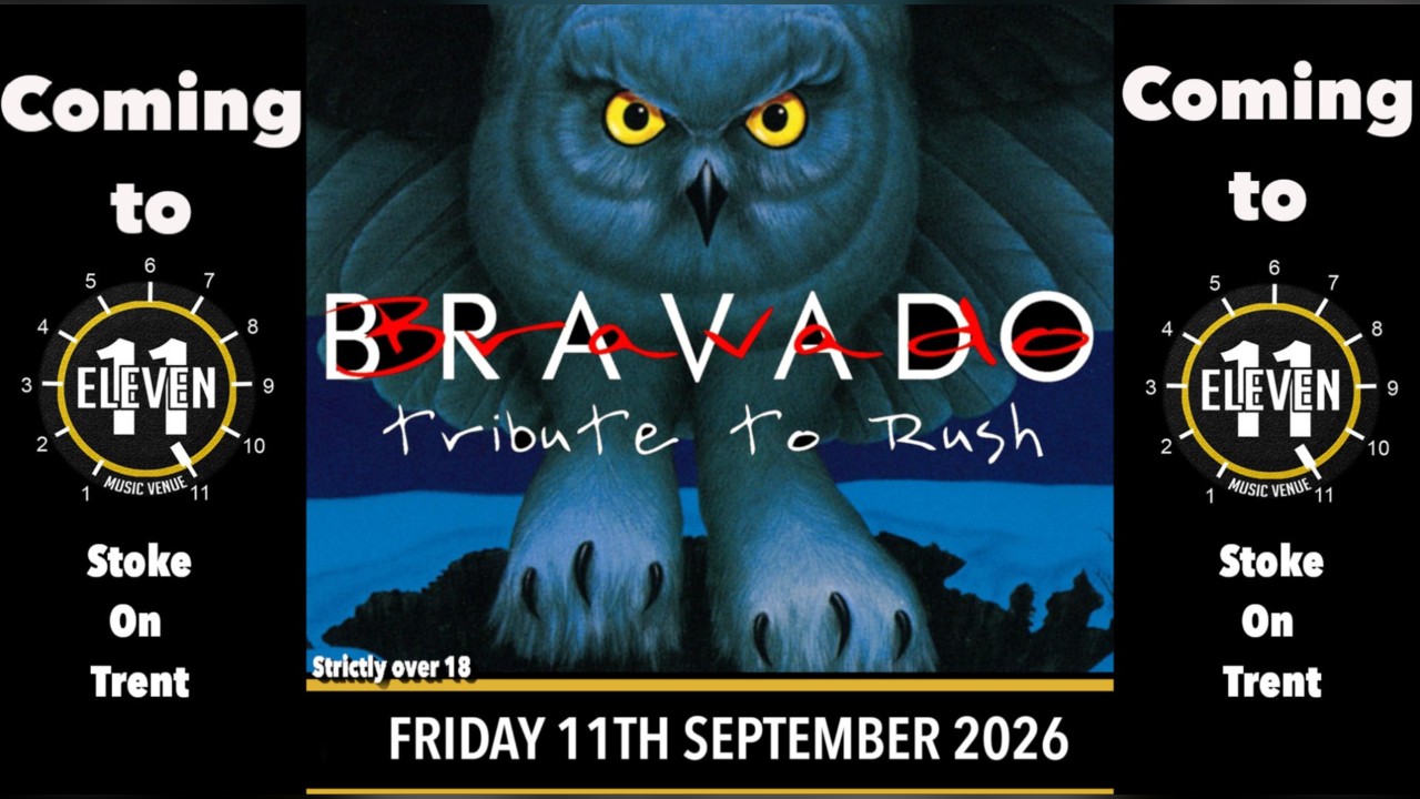 Bravado a tribute to Rush live at Eleven Stoke on trent