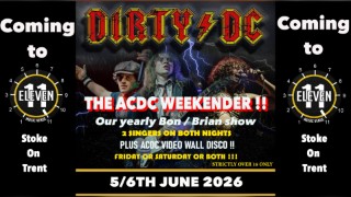 The AC/DC Weekender with Dirty DC live at Eleven Stoke on Trent 