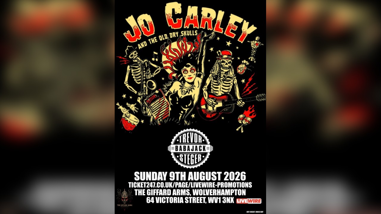 LiveWire presents Jo Carley and The Dry Skulls 