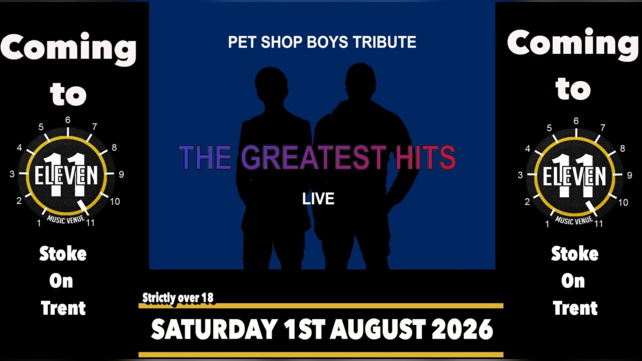 Pet shop boys tribute live at Eleven Stoke on trent