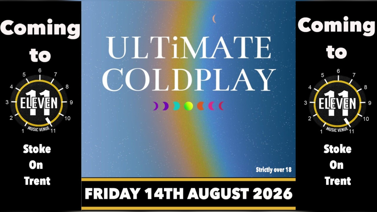 Ultimate Coldplay live at Eleven Stoke on trent