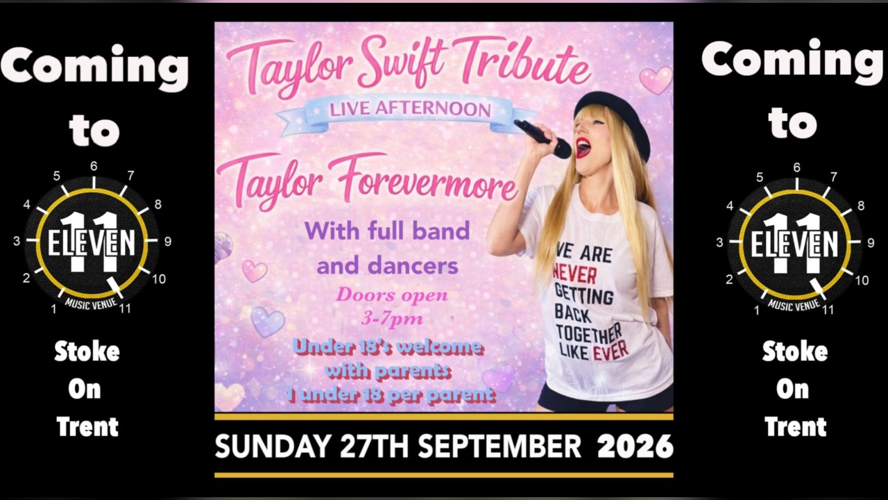 Taylor Swift tribute Taylor forevermore live at Eleven Stoke