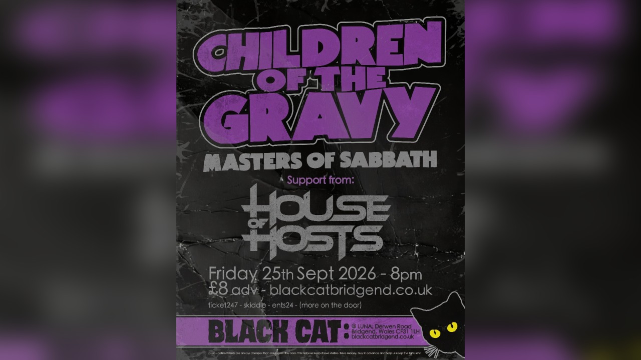 CHILDREN OF THE GRAVY @ Black Cat, Bridgend