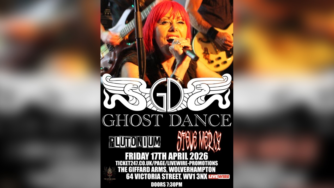 LiveWire presents Plutonium as special guest to Ghost Dance