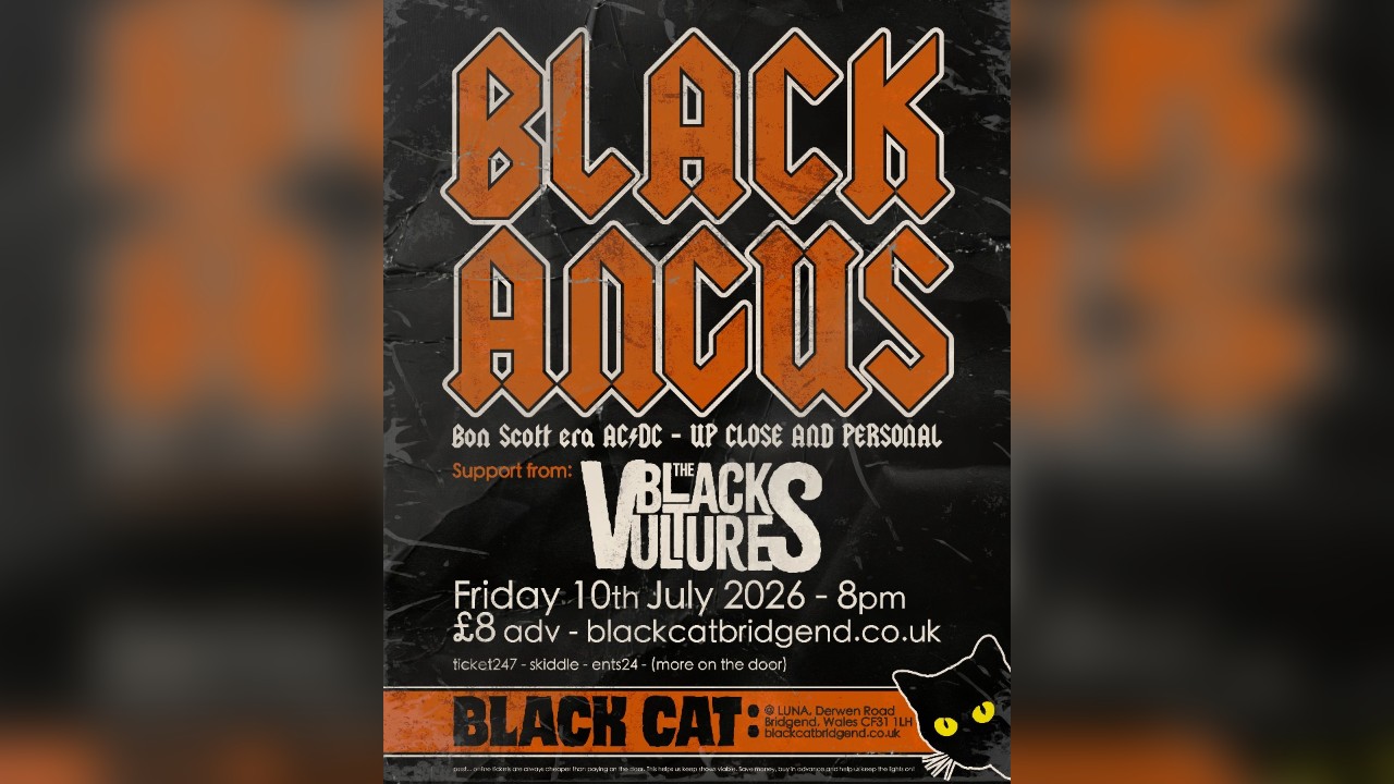BLACK ANGUS @ Black Cat, Bridgend
