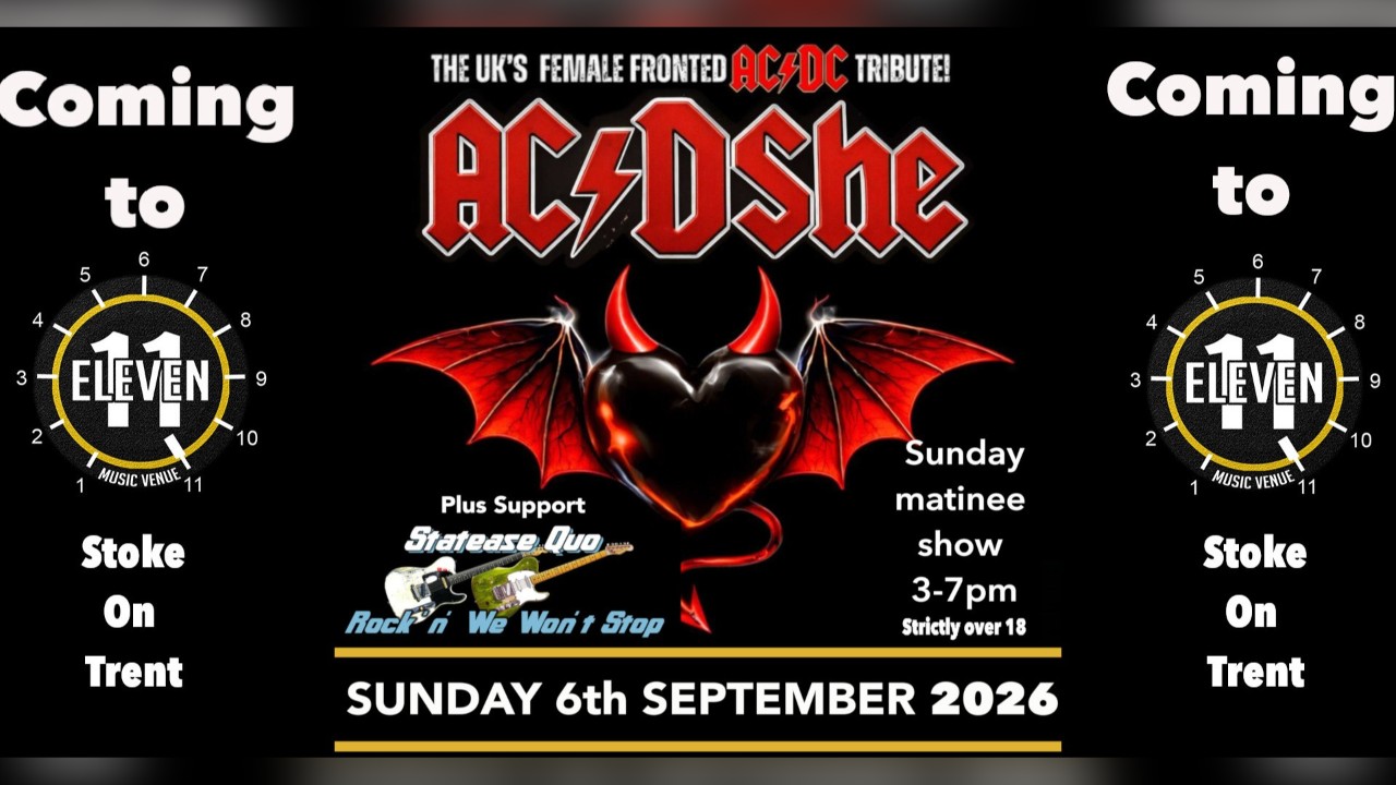 ACDShe plus Statease Quo live at Eleven Stoke