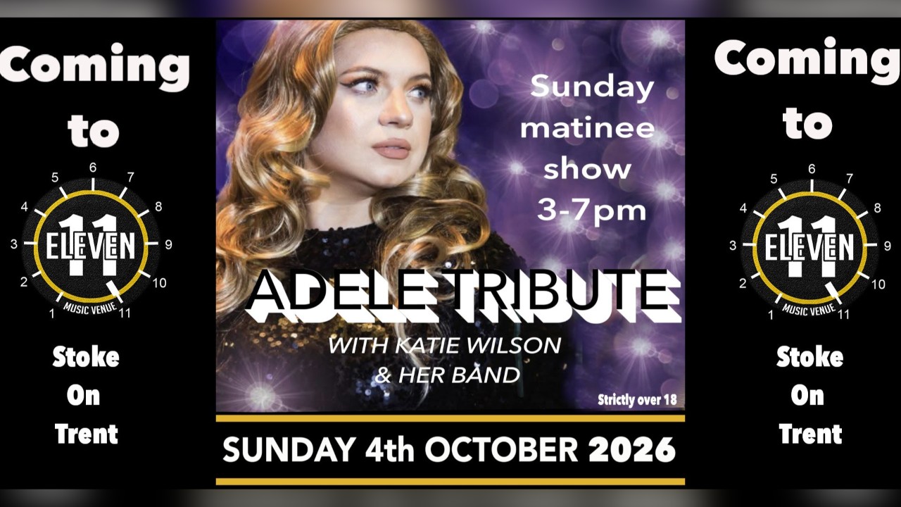 Adele tribute Sunday matinee show live at Eleven Stoke