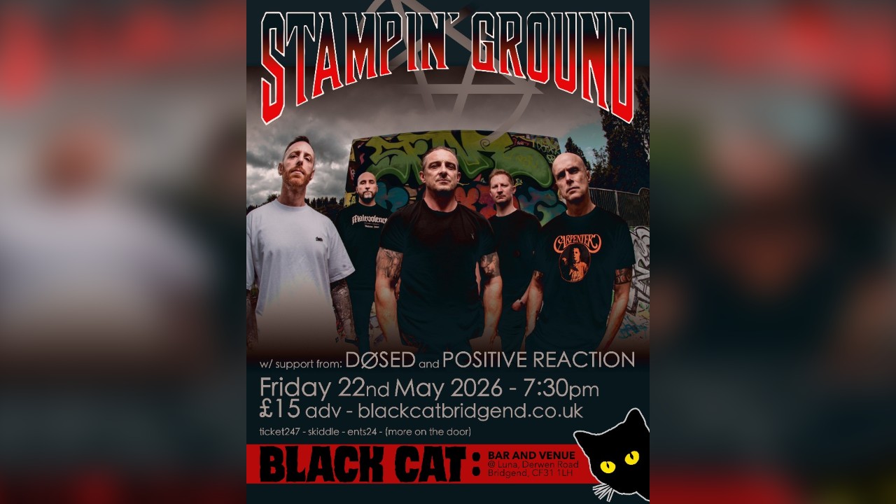 STAMPIN GROUND at Black Cat, Bridgend