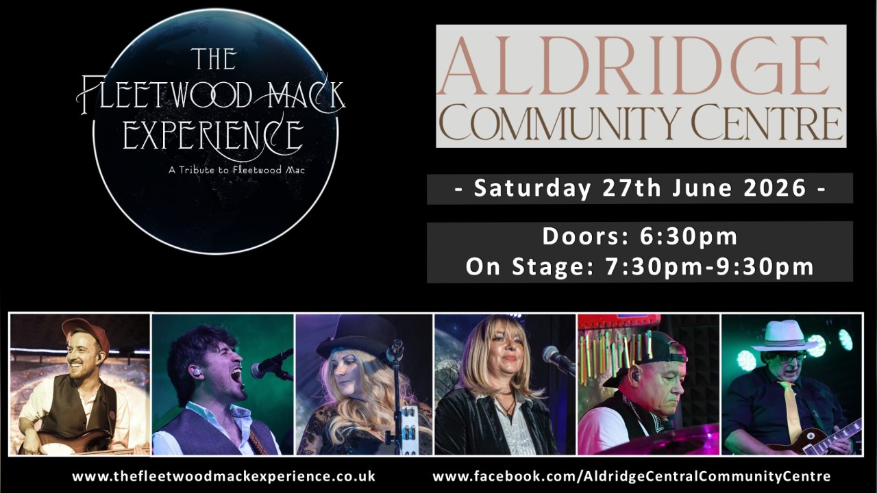 The Fleetwood Mack Experience Live at Aldridge Community Centre