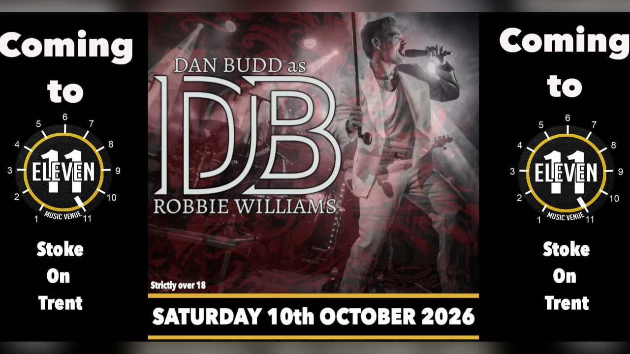 Robbie Williams by Dan Budd & his band live at Eleven Stoke on trent