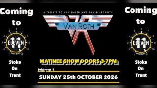 VAN ROTH tribute band live at Eleven Stoke