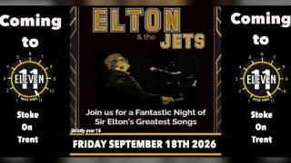 Elton &the Jets live at Eleven Stoke on trent