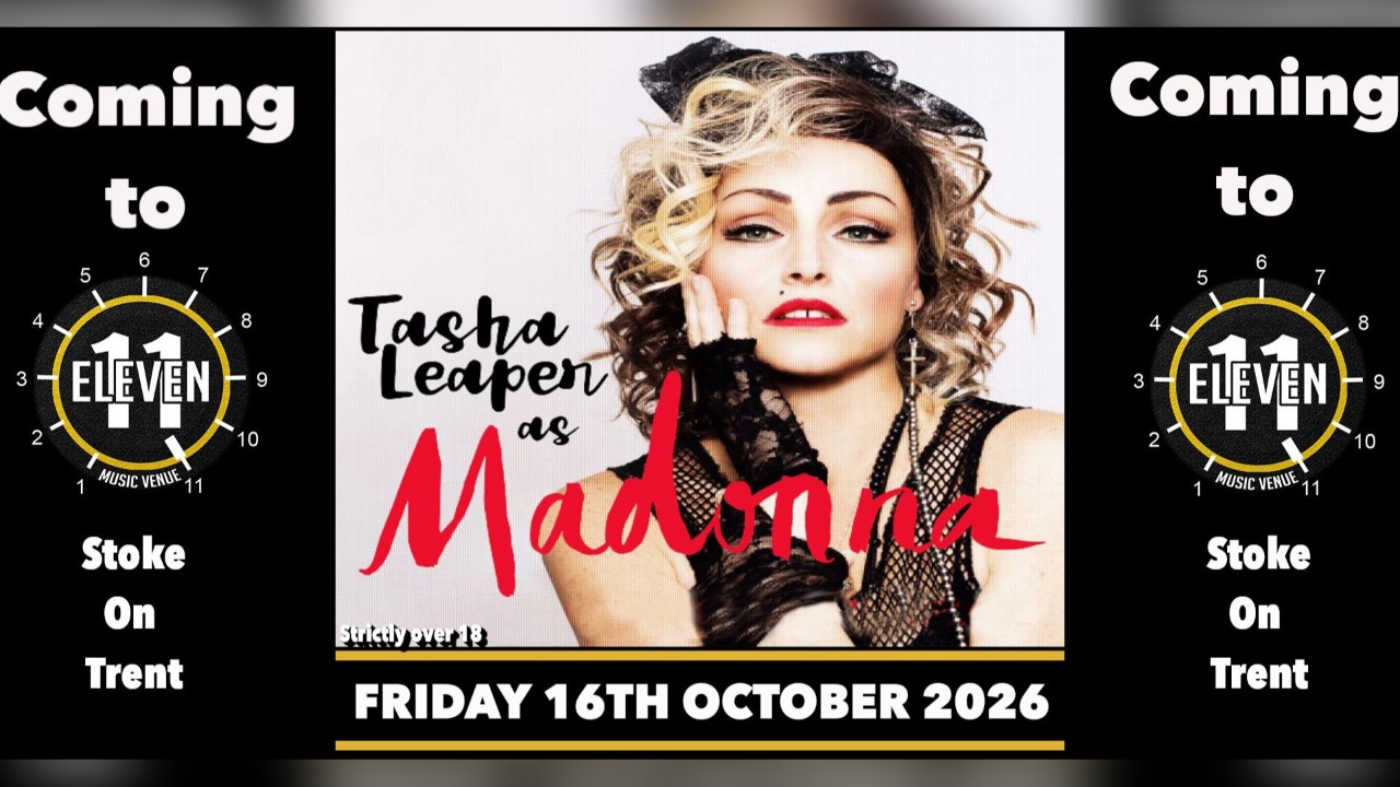 Madonna with Tasha Leaper and her band live Eleven Stoke