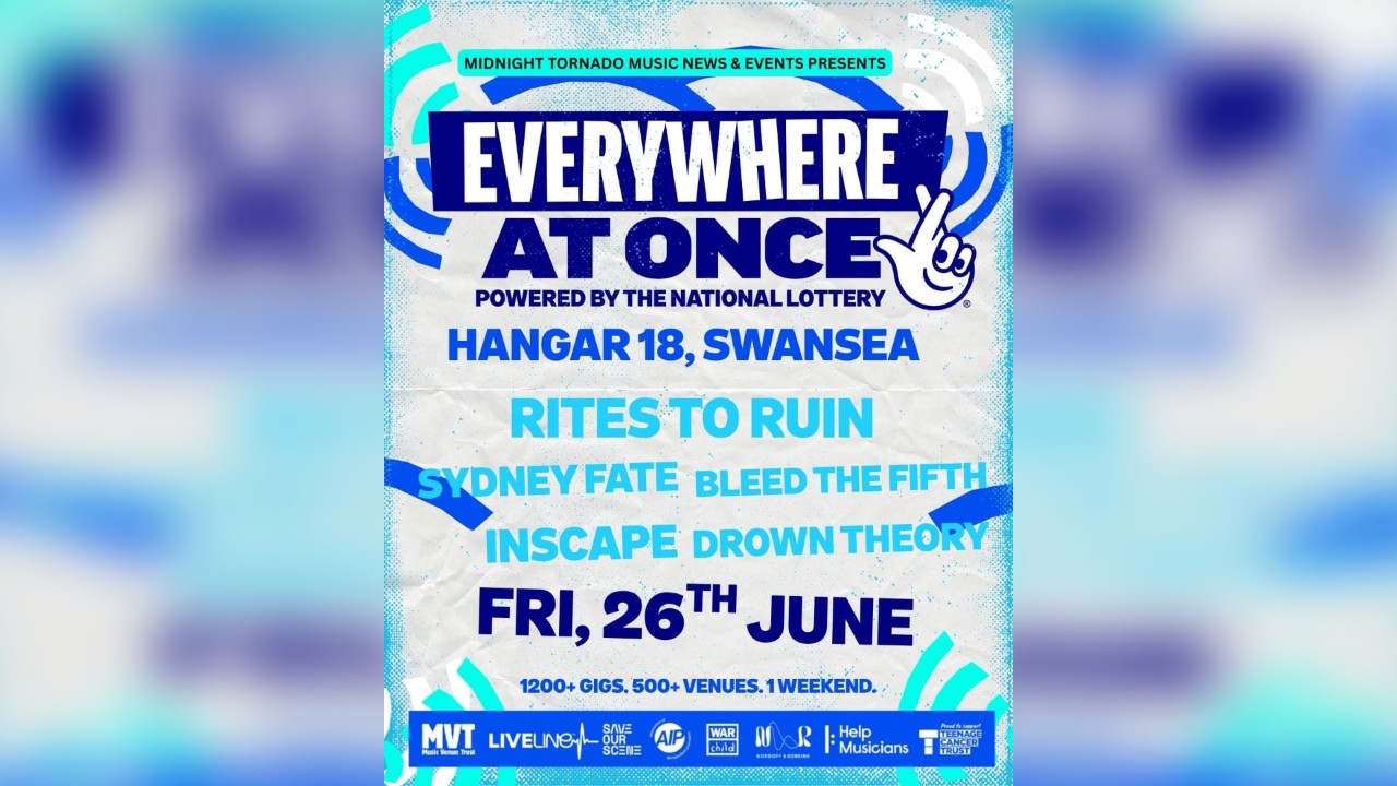 Rites to Ruin with special guests: Sydney Fate, Bleeth the Fifth, Inscape & Drown Theory this Friday at Hangar 18