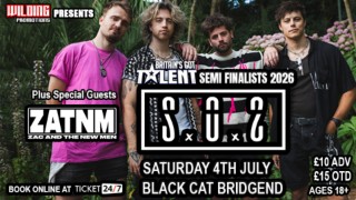 Wilding Promotions presents: SOS (BGT Semi Finalists 2026) Early Bird tickets