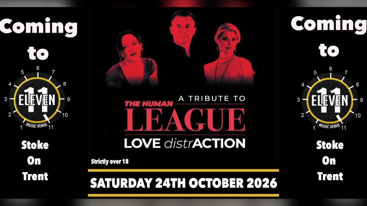 Human League tribute Love Distraction live at Eleven Stoke