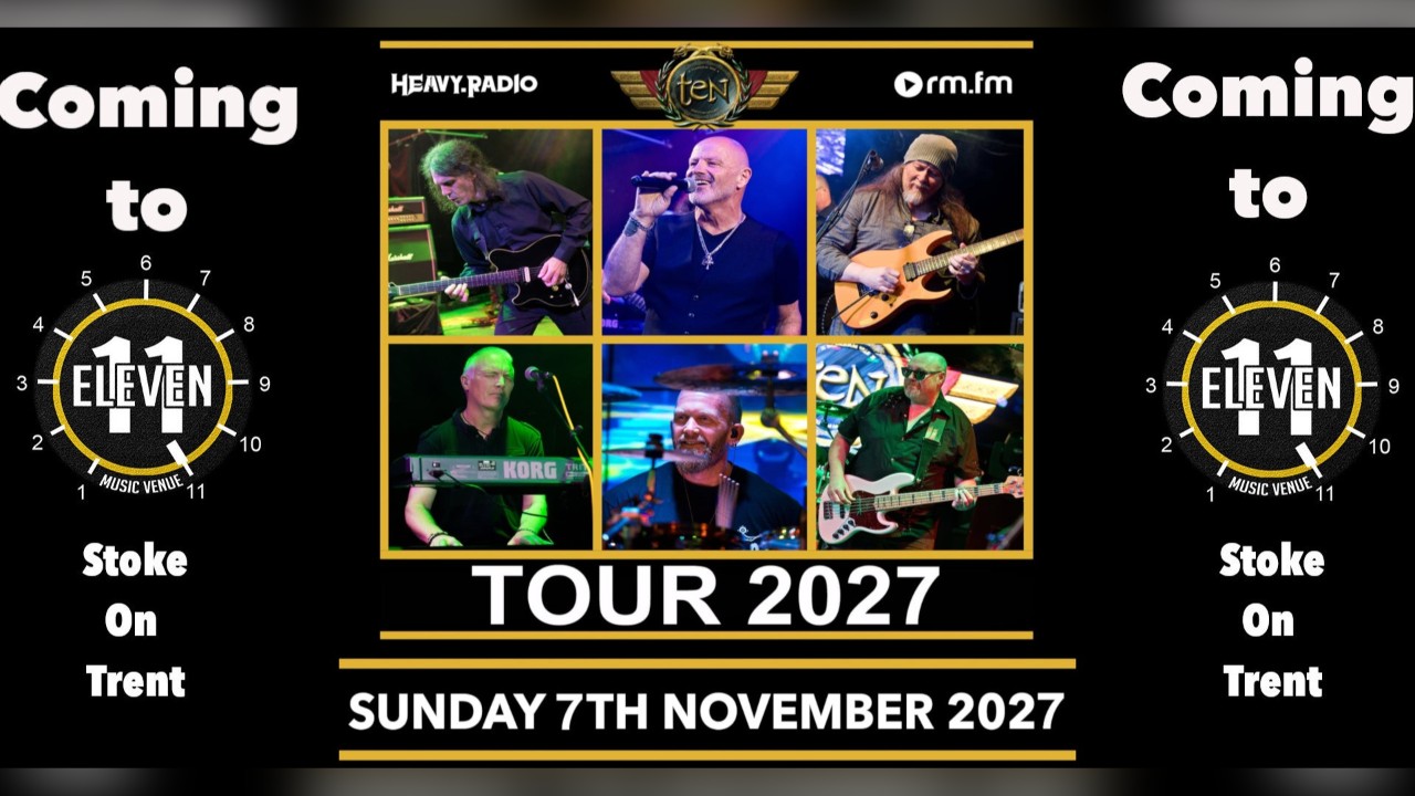 TEN live at Eleven Stoke 