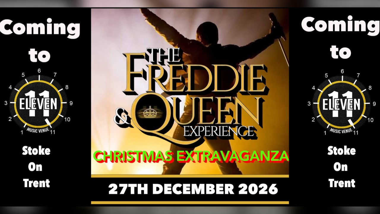 The Freddie & Queen Experience Christmas Extravaganza live at Eleven Stoke on Trent