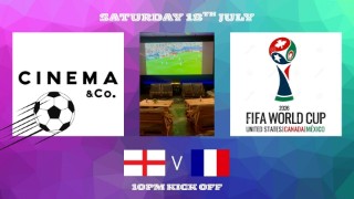 FIFA WORLD CUP - ENGLAND VS FRANCE + Pizza