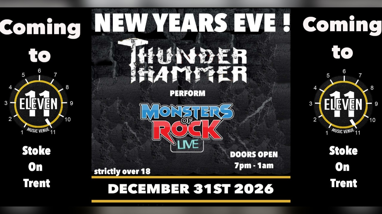 Thunder Hammer THE new years eve PARTAY !! live at Eleven Stoke