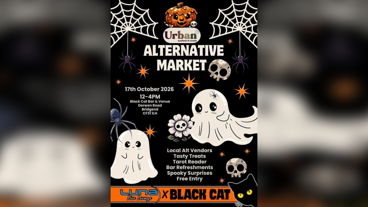 Urban Markets present: Alternative Market at Black Cat/Luna, Bridgend