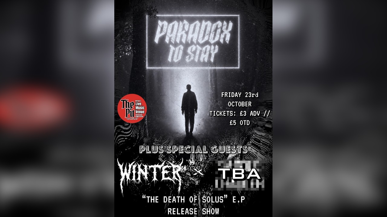 THE DEATH OF SOLUS RELEASE SHOW AT MCCANNS