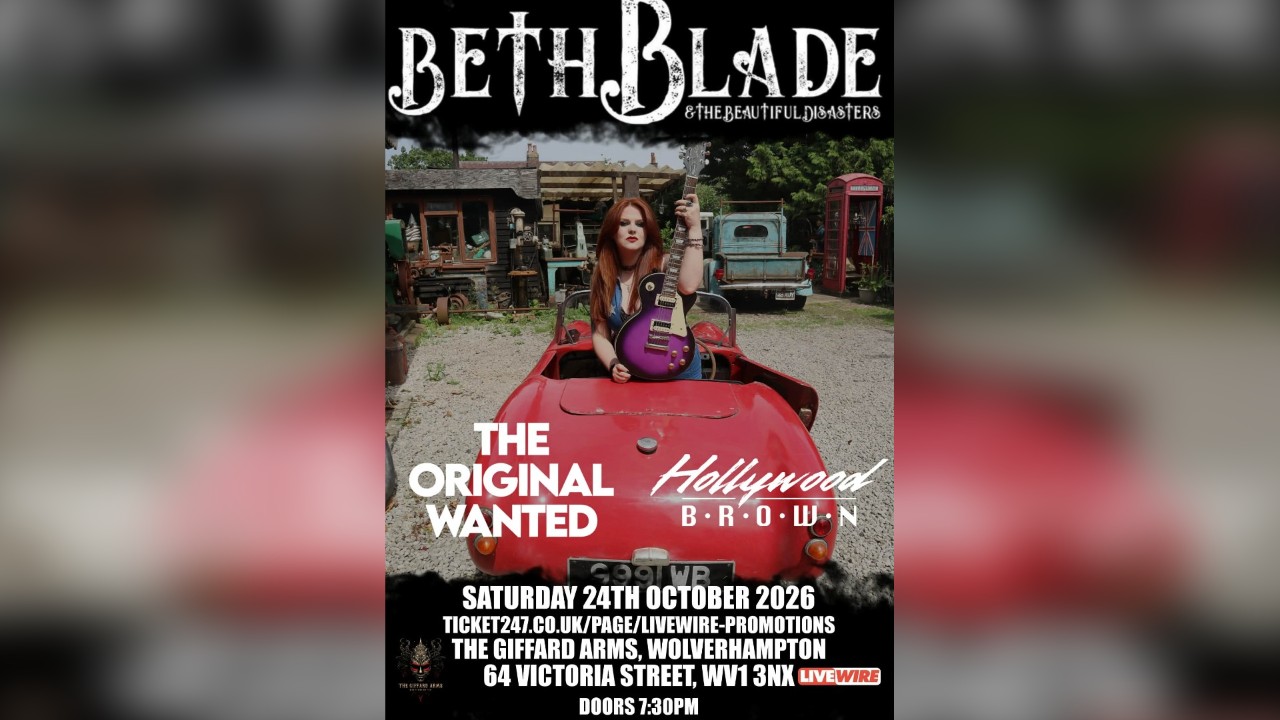 LiveWire presents Beth Blade & The Beautiful Disasters