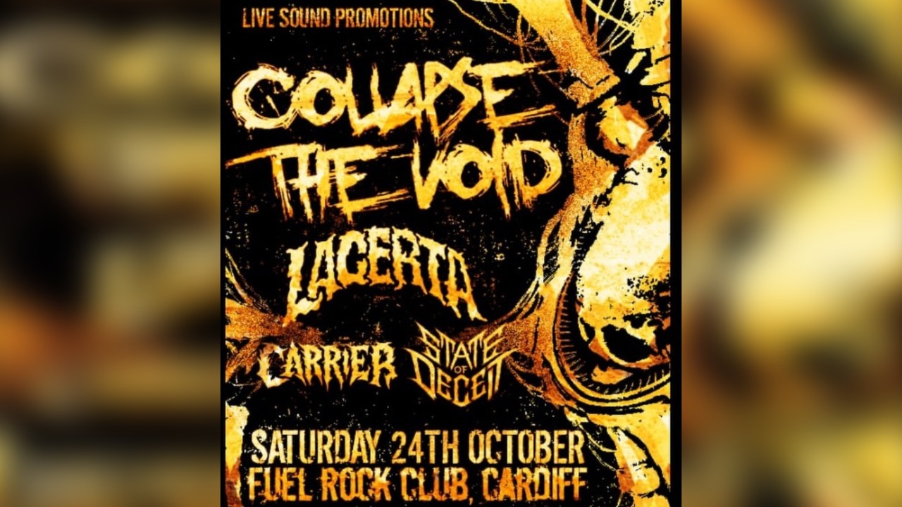 Collapse The Void/Lacerta Live at Fuel Rock Club Cardiff