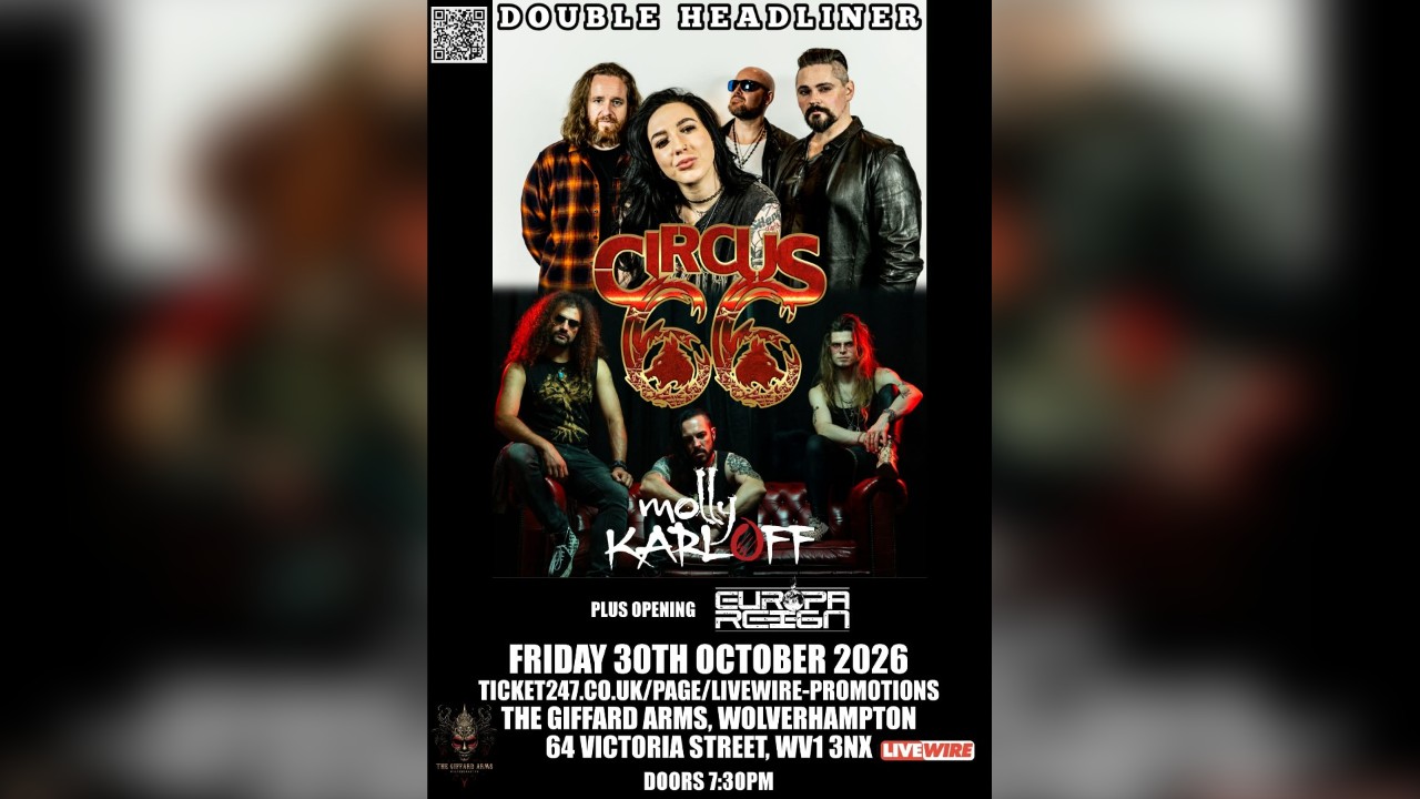 LiveWire presents Circus 66 with Molly Karloff 