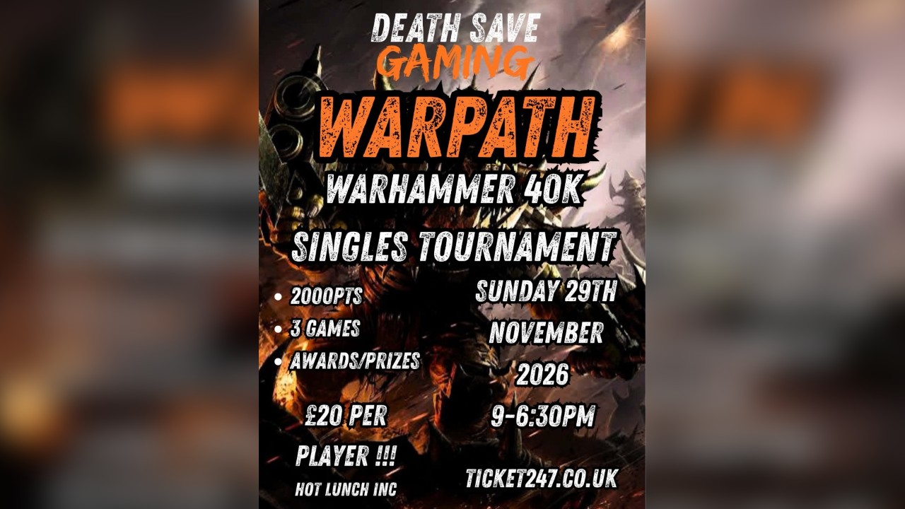 WARPATH ⚔️ Warhammer 40K Singles Tournament 