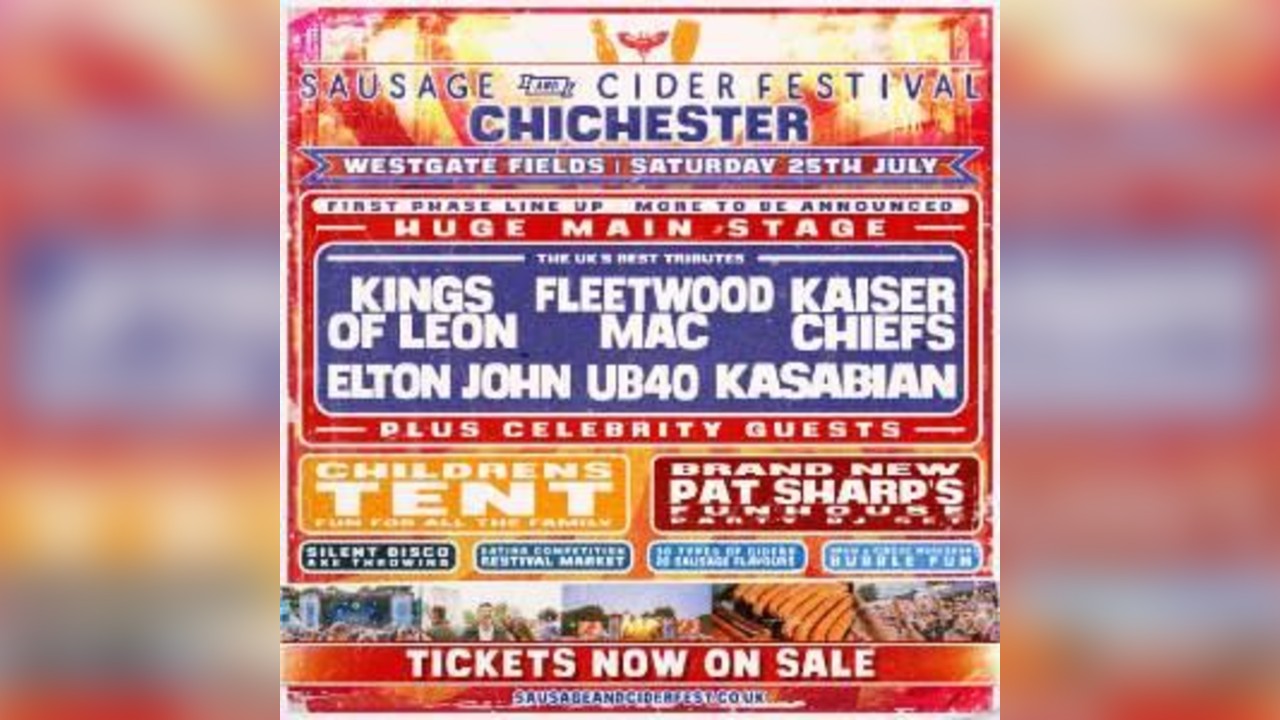 Sausage and Cider Festival - Chichester 2026