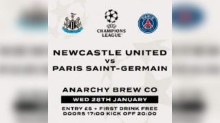 NEWCASTLE UTD VS Paris SG LIVE SCREENING