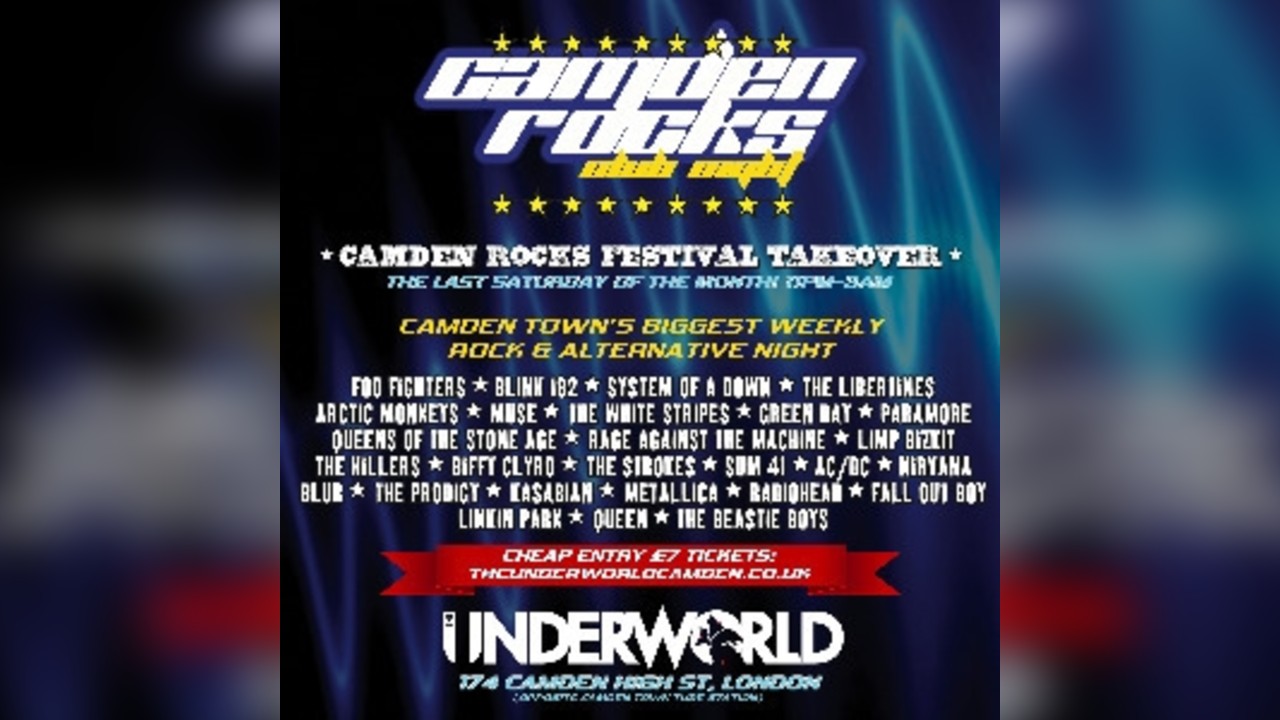 CAMDEN ROCKS CLUB - CAMDEN ROCKS FEST TAKEOVER