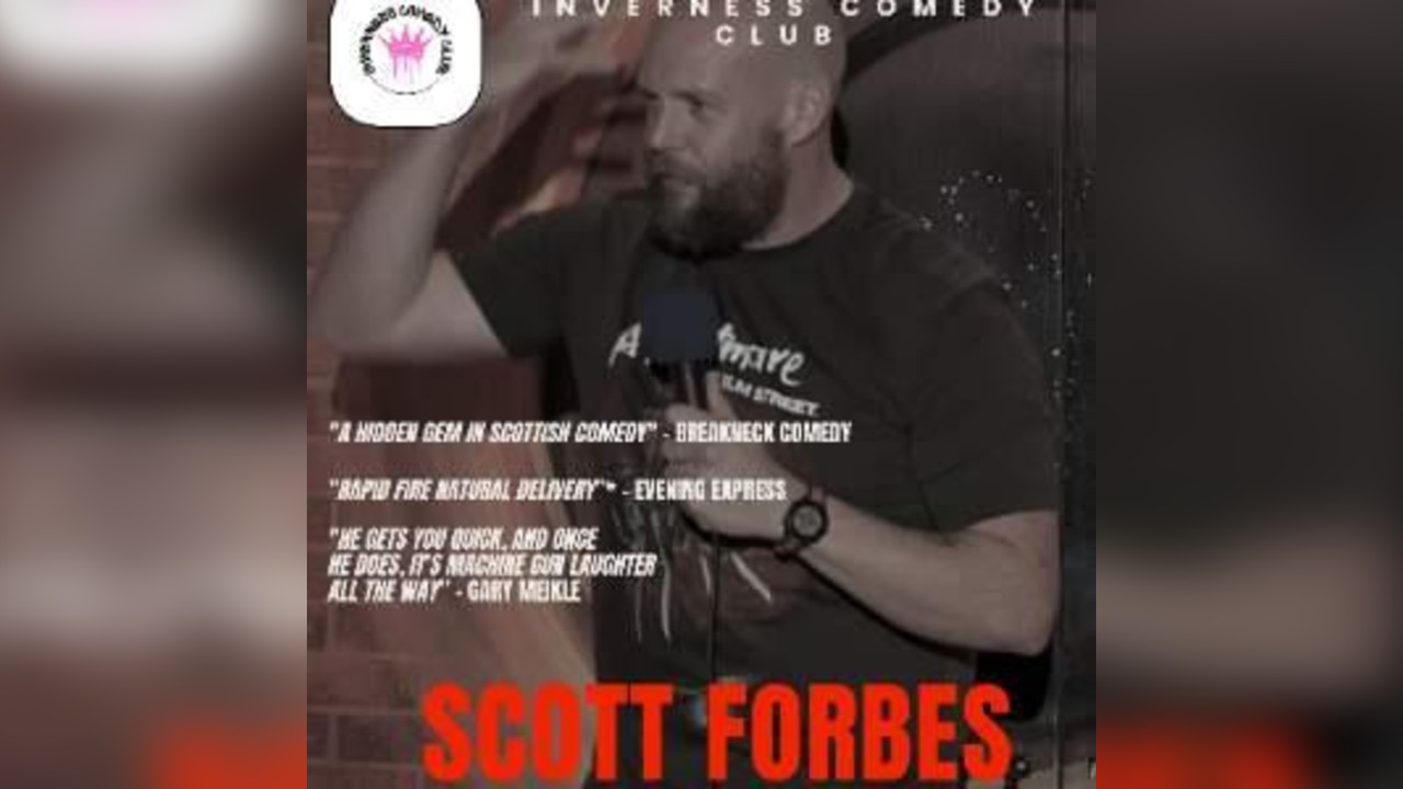 Scott Forbes at the Inverness Comedy Club