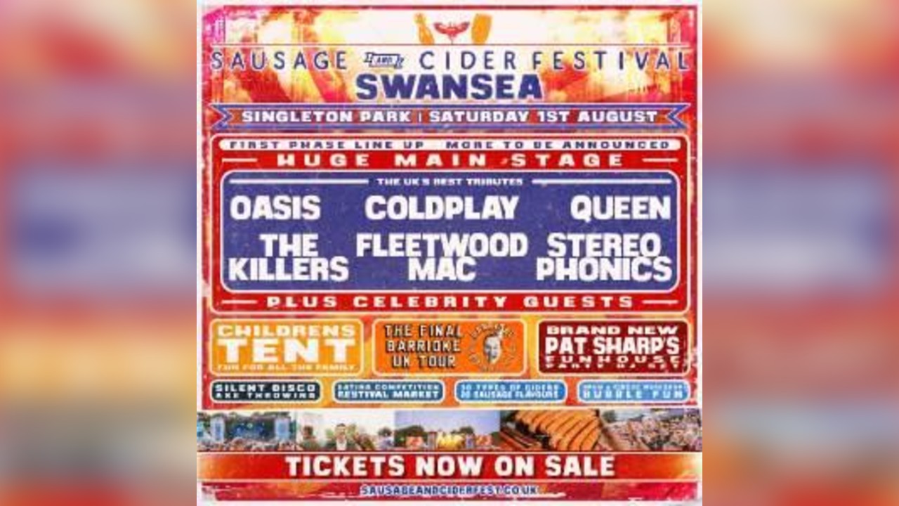 Sausage and Cider Festival - Swansea 2026
