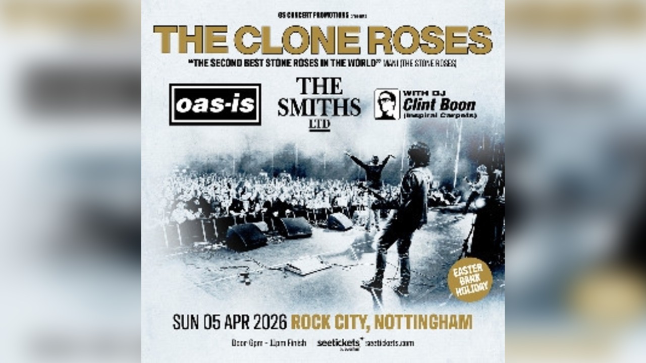 The Clone Roses, Oas-is, Smiths Ltd, DJ Clint Boon