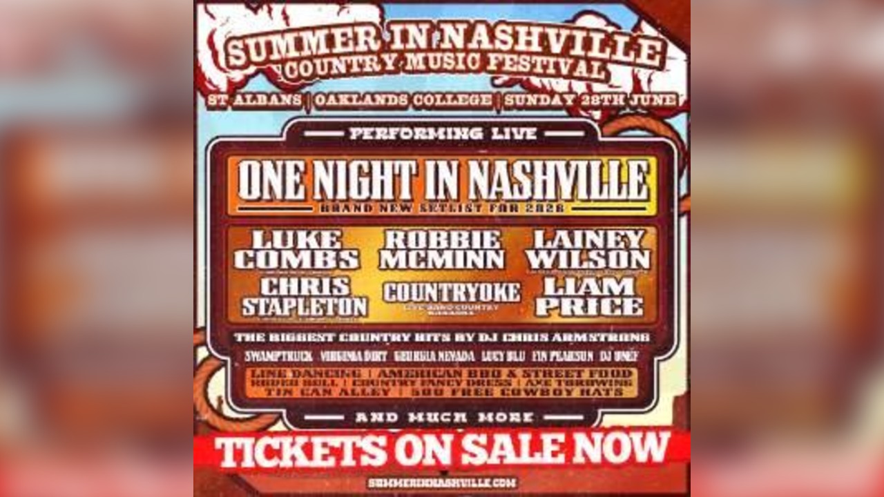 Summer In Nashville - St Albans 2026