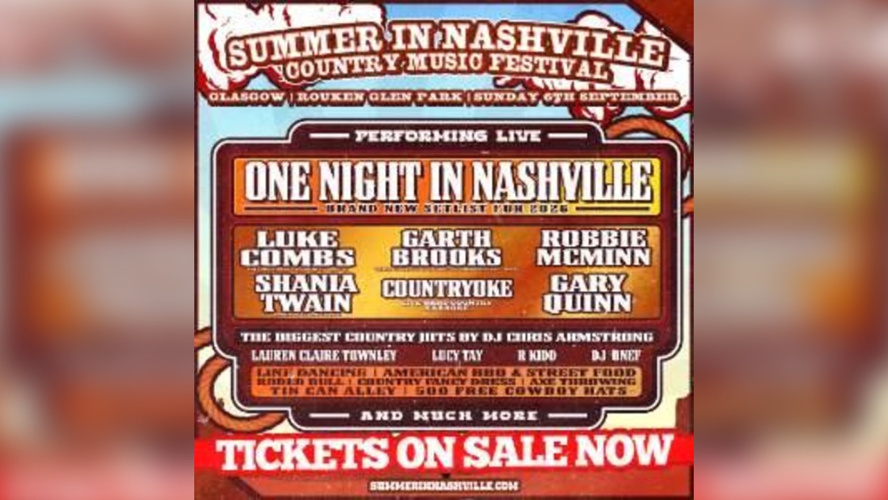 Summer In Nashville - Glasgow 2026