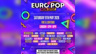 EURO POP NON STOP!  is coming to London...