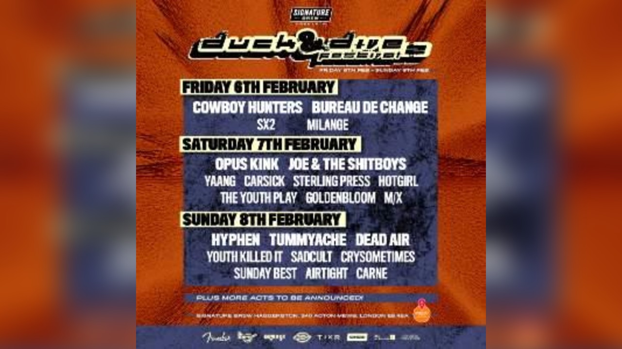 DUCK & DIVE FESTIVAL 2026 | LONDON