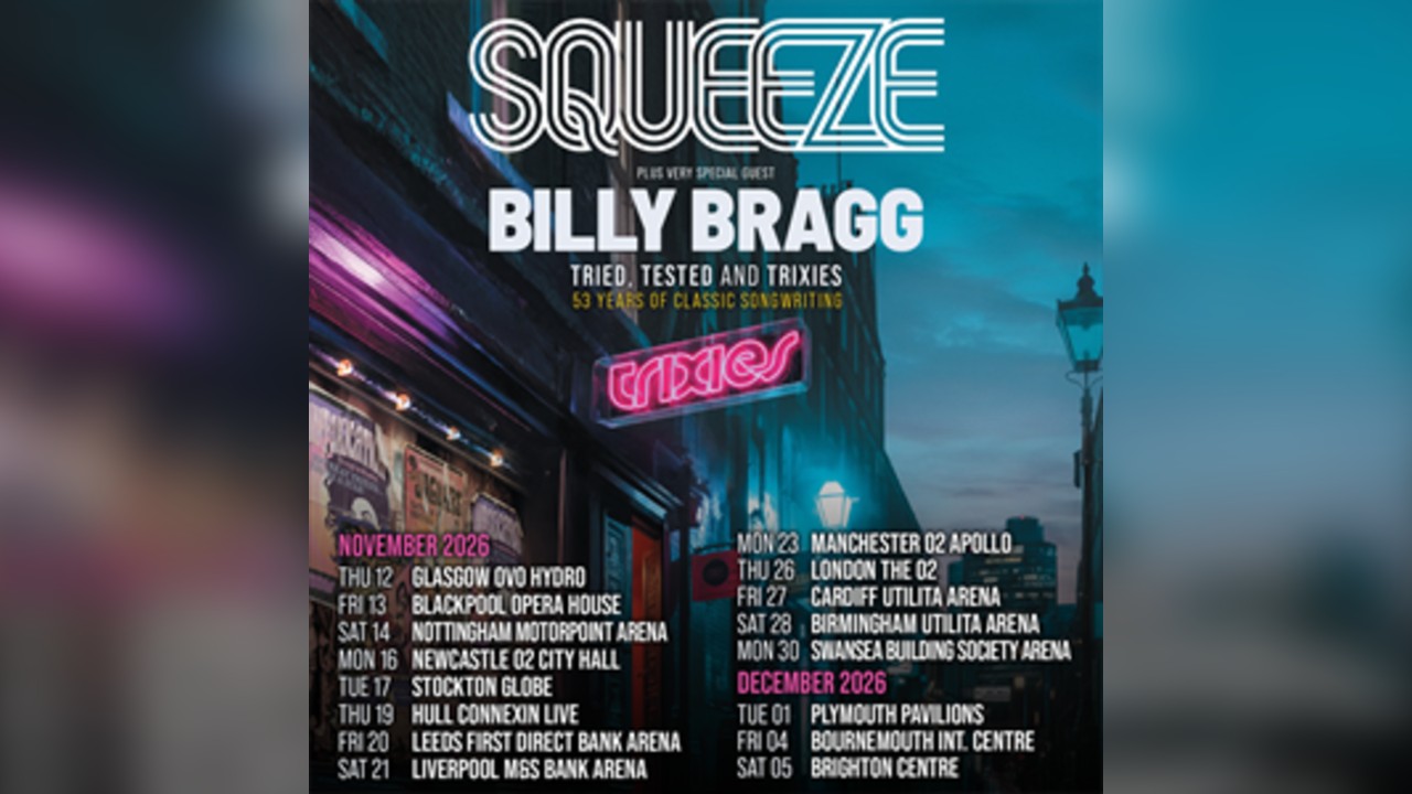 Squeeze Plus Very Special Guest Billy Bragg