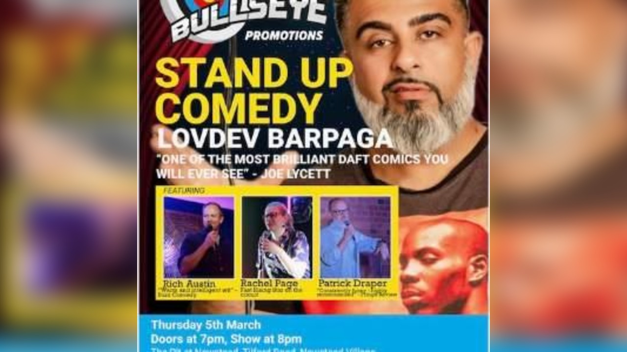 Bullseye promotions comedy night