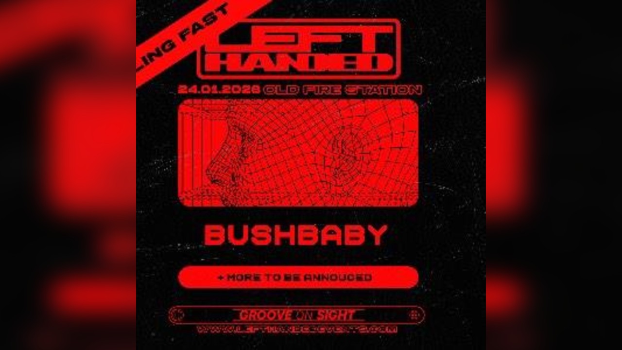 Bushbaby + more presented by left handed  x GOS