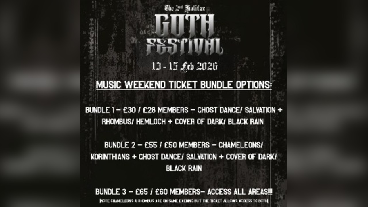 Halifax Goth Festival - Weekend Ticket Bundle 1